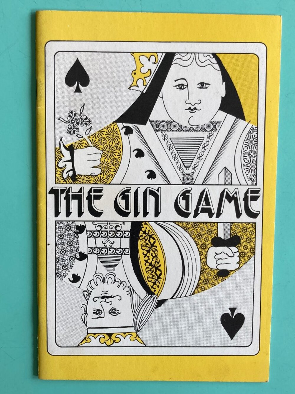 Playbill The Gin Game JESSICA TANDY HUME CRONYN Long Wharf Theatre CT June 1977